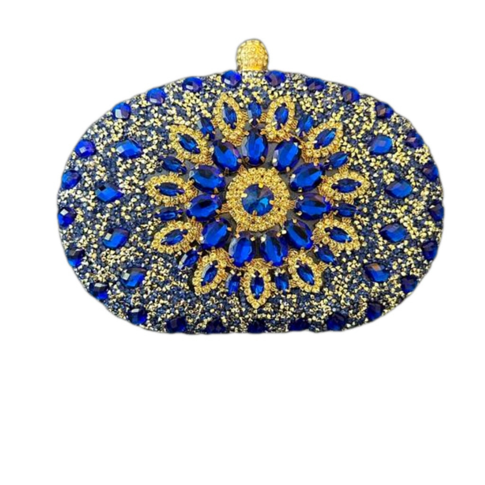 NEW RAMLA Faux Diamond Encrusted Clutch